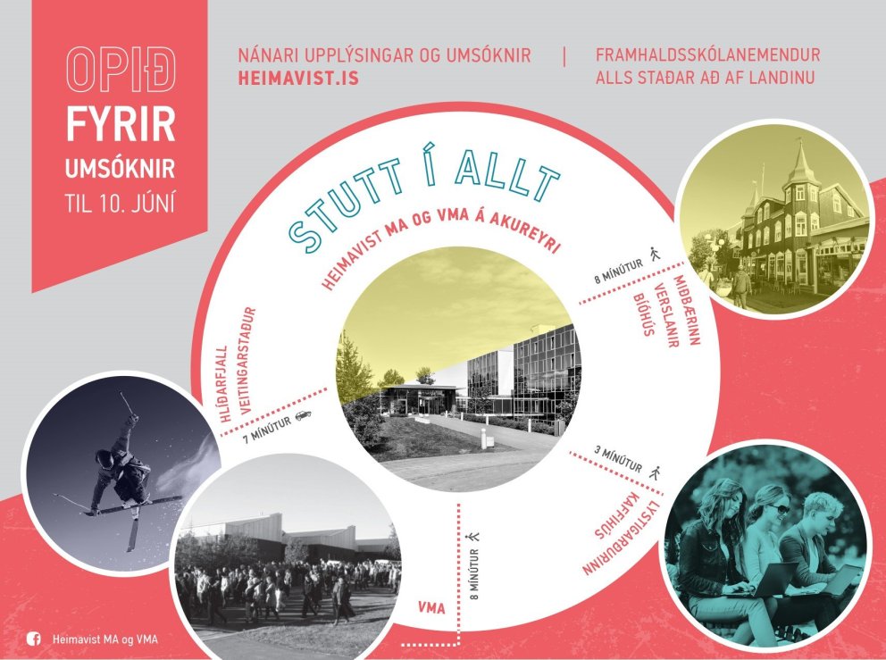 Opið fyrir umsóknir um heimavist fyrir næsta skólaár 2025-2026 til 10. júní