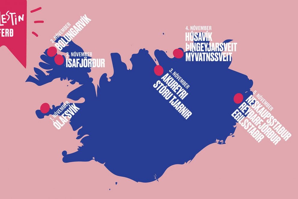 Geðlestin í hringferð um landið !