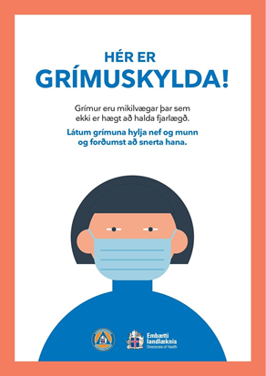Höldum áfram að passa vel uppá sóttvarnir !