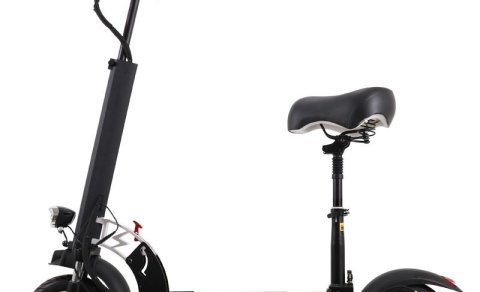 Vegna rafmagns- hlaupahjóla og hjóla.