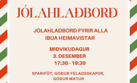 Jólahlaðborð Heimavistarráðs miðvikudaginn 3. desember