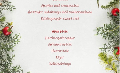 Jólahlaðborð Heimavistarráðs miðvikudaginn 6. desember