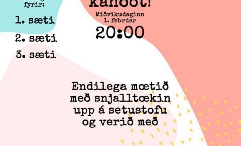 Kahoot á setustofunni 1. febrúar kl 20:00