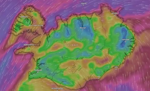 Varað við hvassviðri um land allt á morgun, miðvikudaginn 14. október